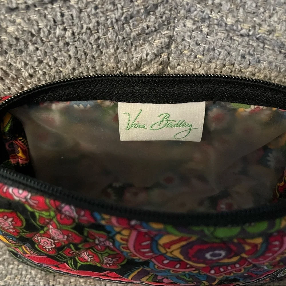 Vera Bradley quilted cosmetic bag